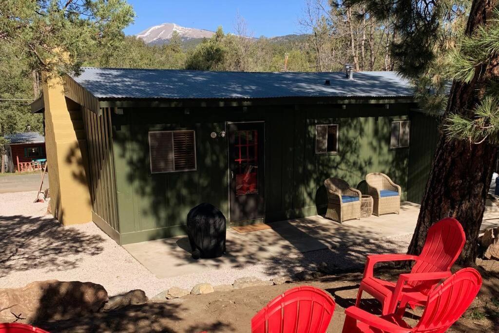 Villa Twin Pines Casita - Big Yard, View, Porch, Hot Tub, & Charm Ruidoso Exterior foto